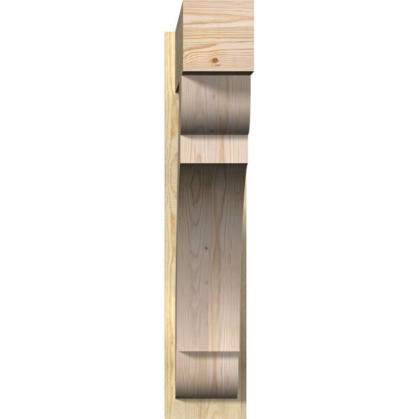 Olympic Block Rough Sawn Outlooker, Douglas Fir, 8W X 38D X 38H